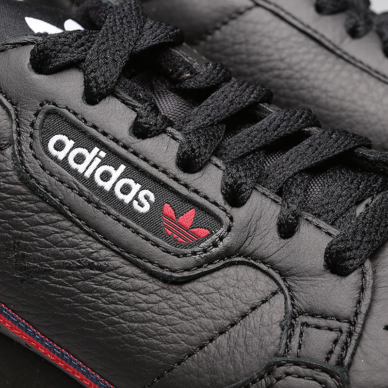  черные кроссовки adidas Continental 80 B41672 - цена, описание, фото 3